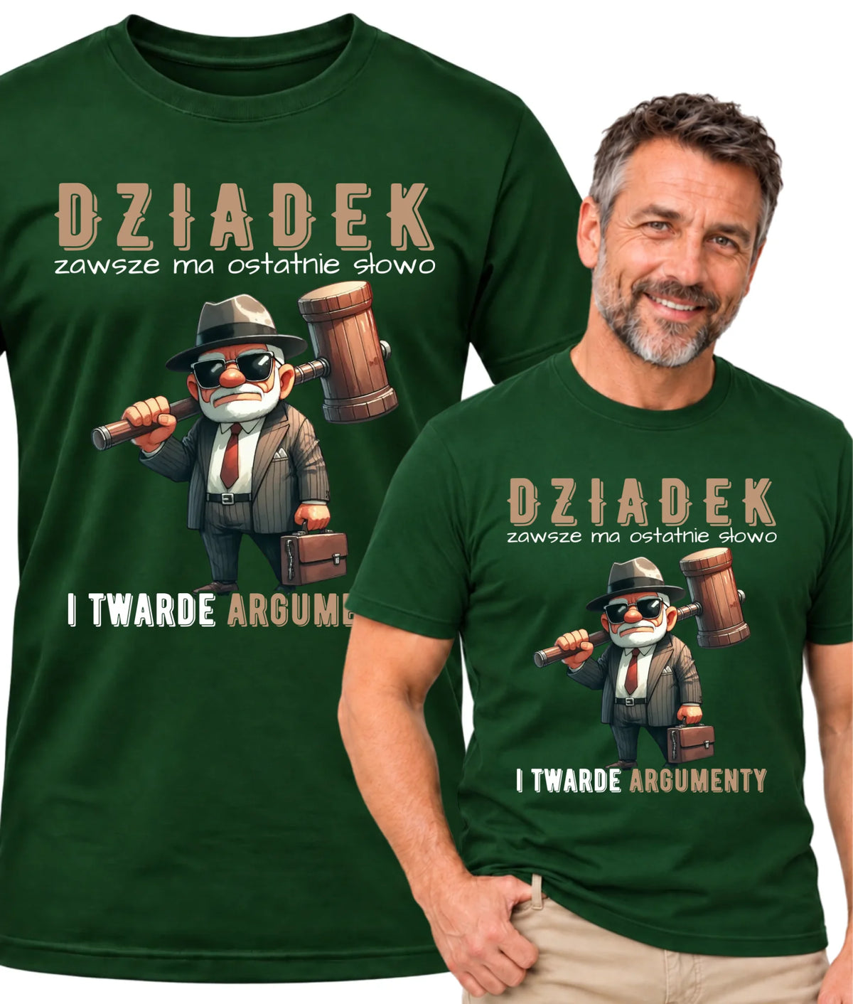 Koszulka dla dziadka - Dziadek zawsze ma ostatnie słowo D40