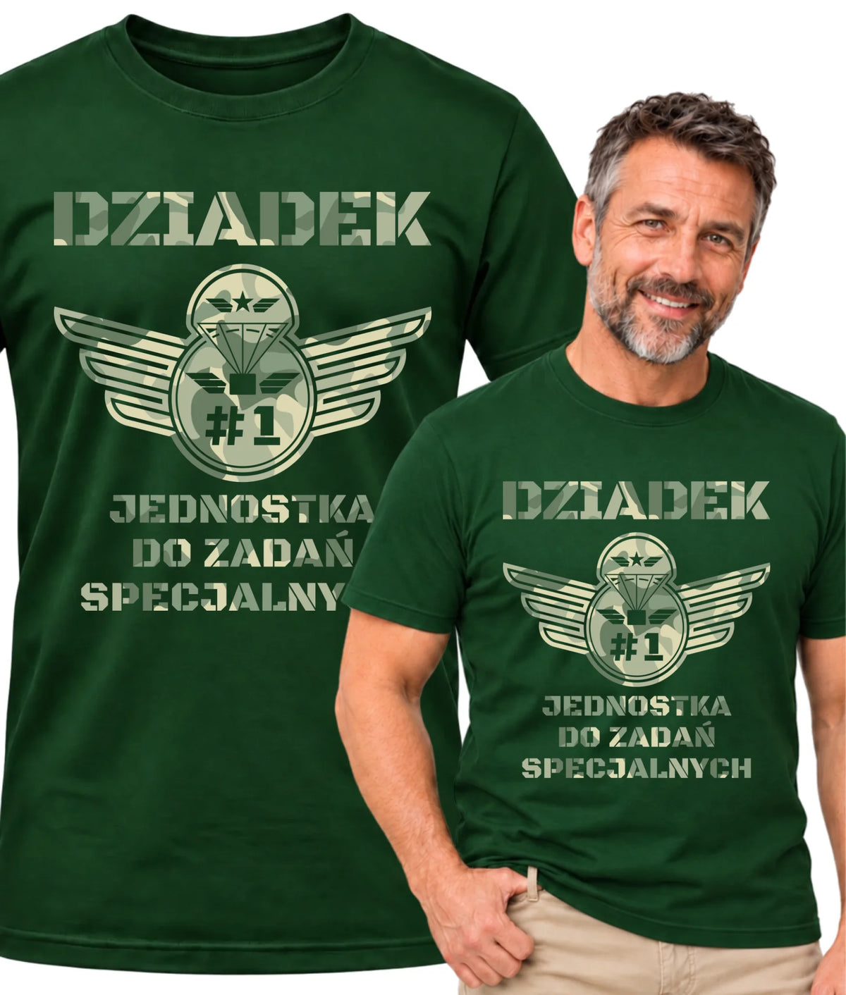 Koszulka dla dziadka - Dziadek jednostka do zadań specjalnych D31