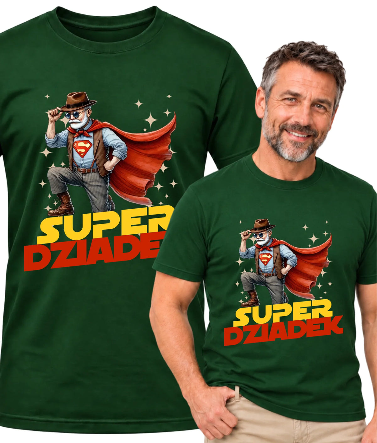 Koszulka dla dziadka - Super Dziadek D29