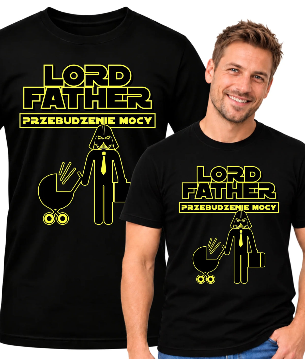 Lord Father przebudzenie mocy | Koszulka męska dla taty DT64