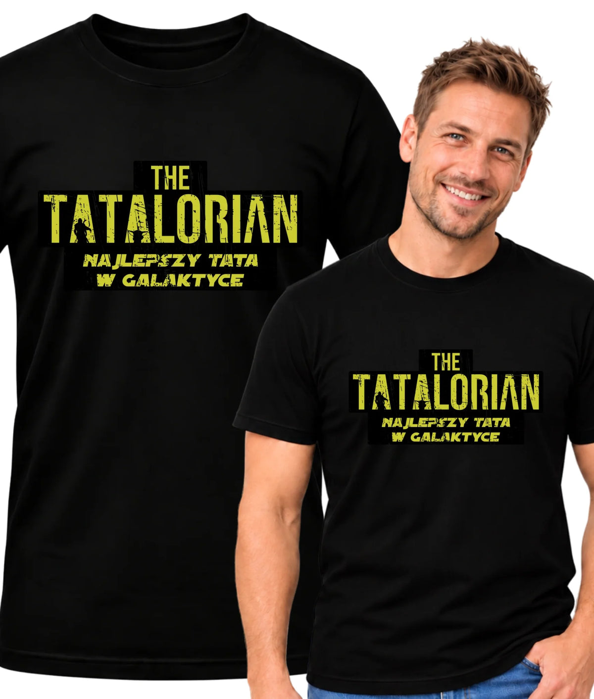 Tatalorian najlepszy tata w galaktyce | Koszulka męska dla taty DT59