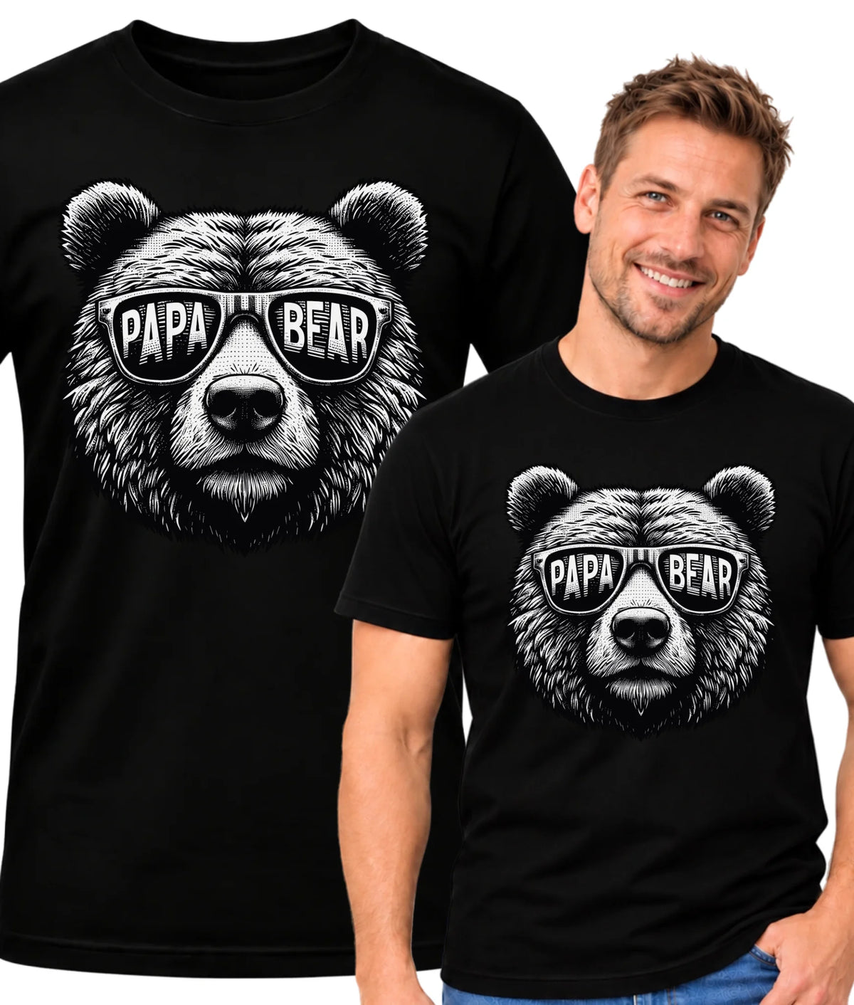 Papa bear | Koszulka męska dla taty DT62