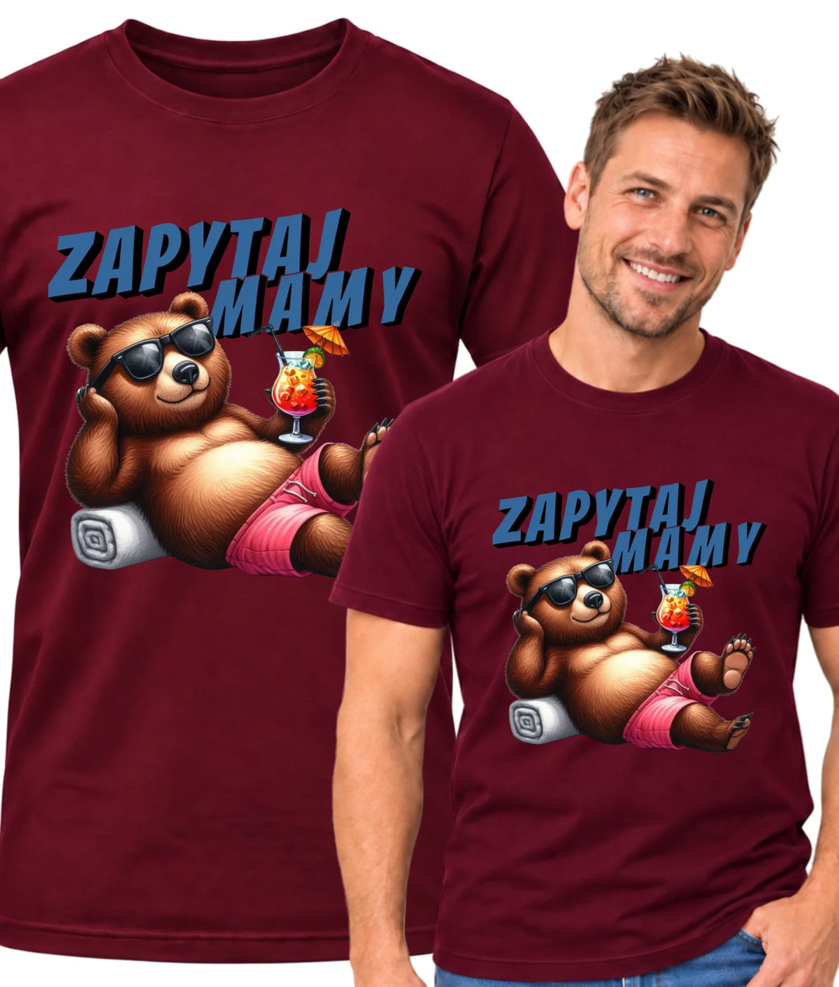 Zapytaj mamy | Koszulka męska dla taty DT77
