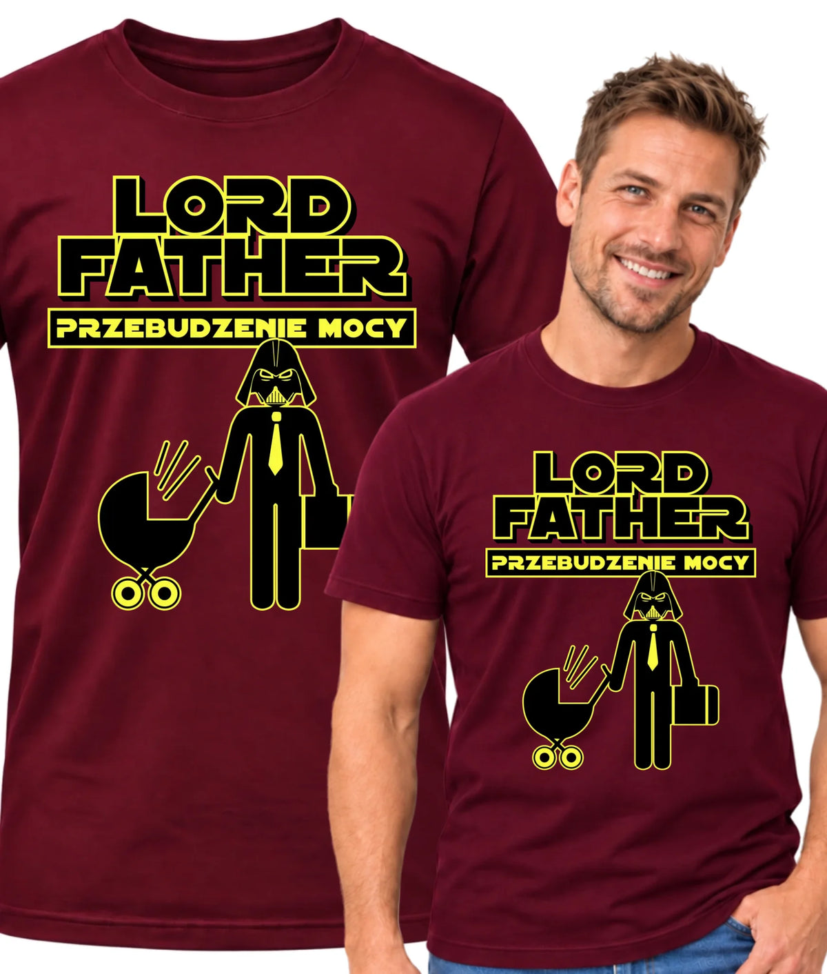 Lord Father przebudzenie mocy | Koszulka męska dla taty DT64