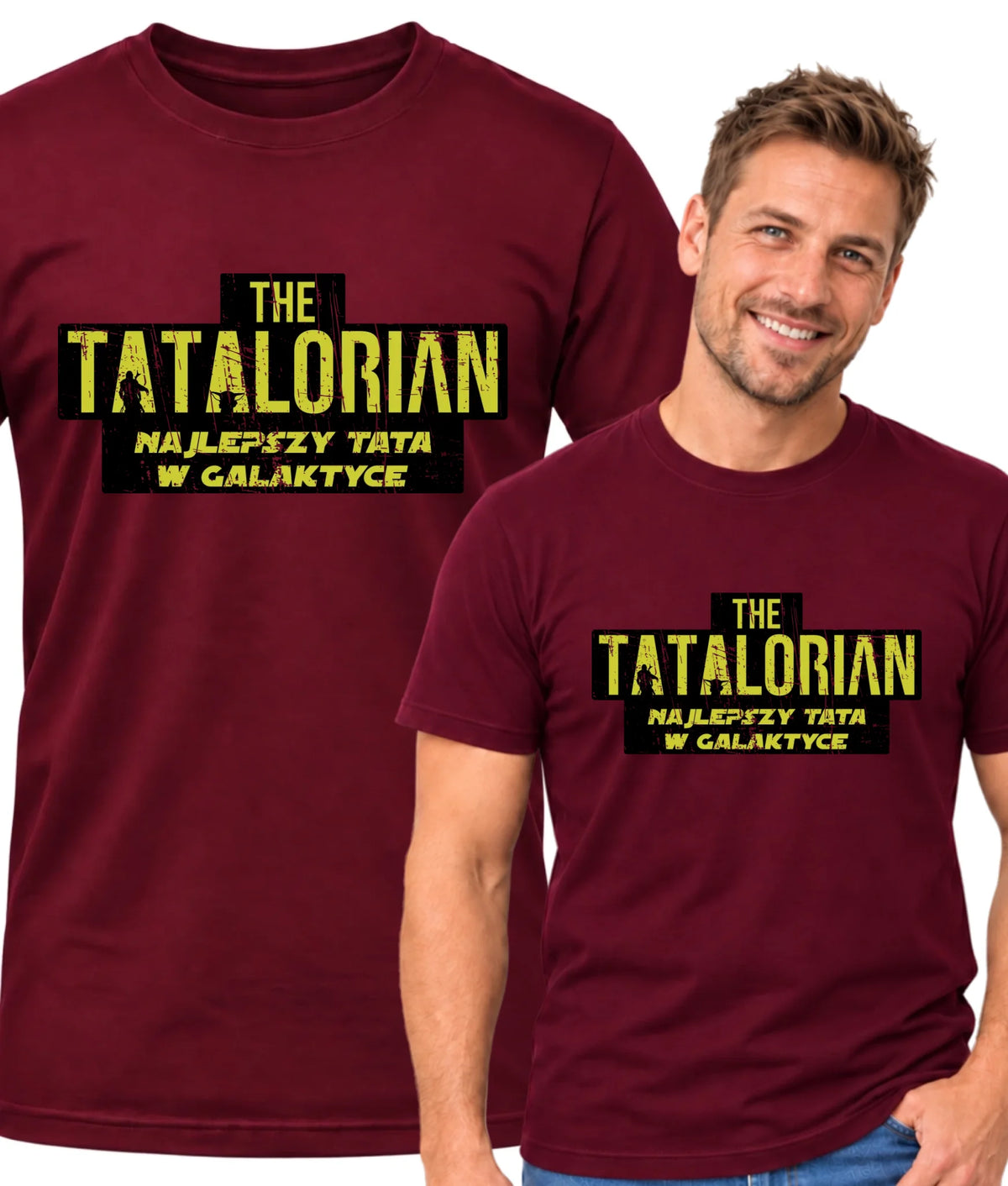 Tatalorian najlepszy tata w galaktyce | Koszulka męska dla taty DT59
