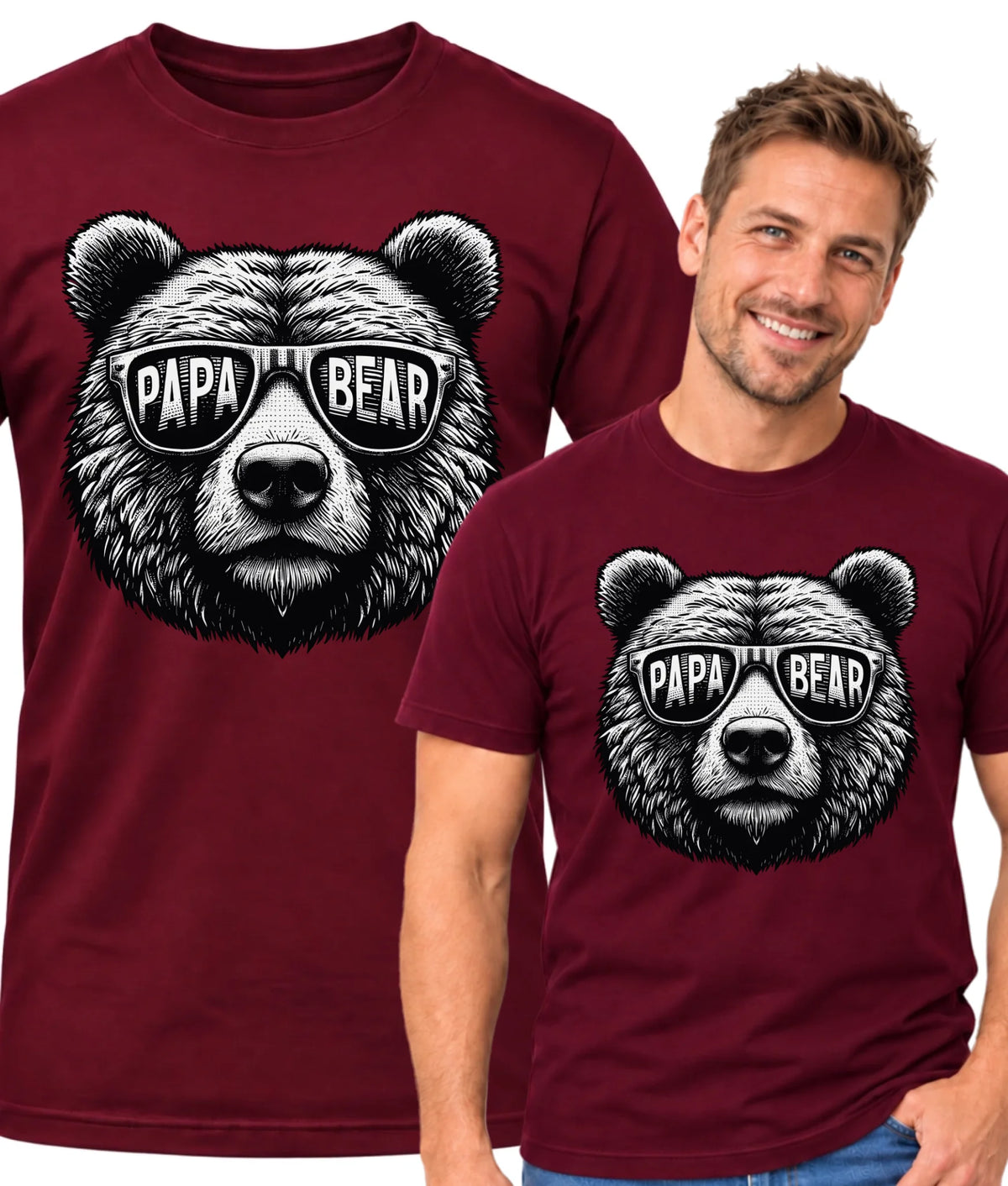 Papa bear | Koszulka męska dla taty DT62