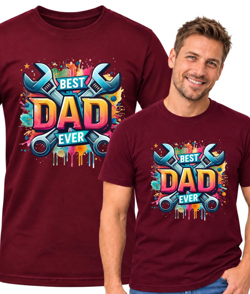 Best Dad Ever | Koszulka męska dla taty DT58