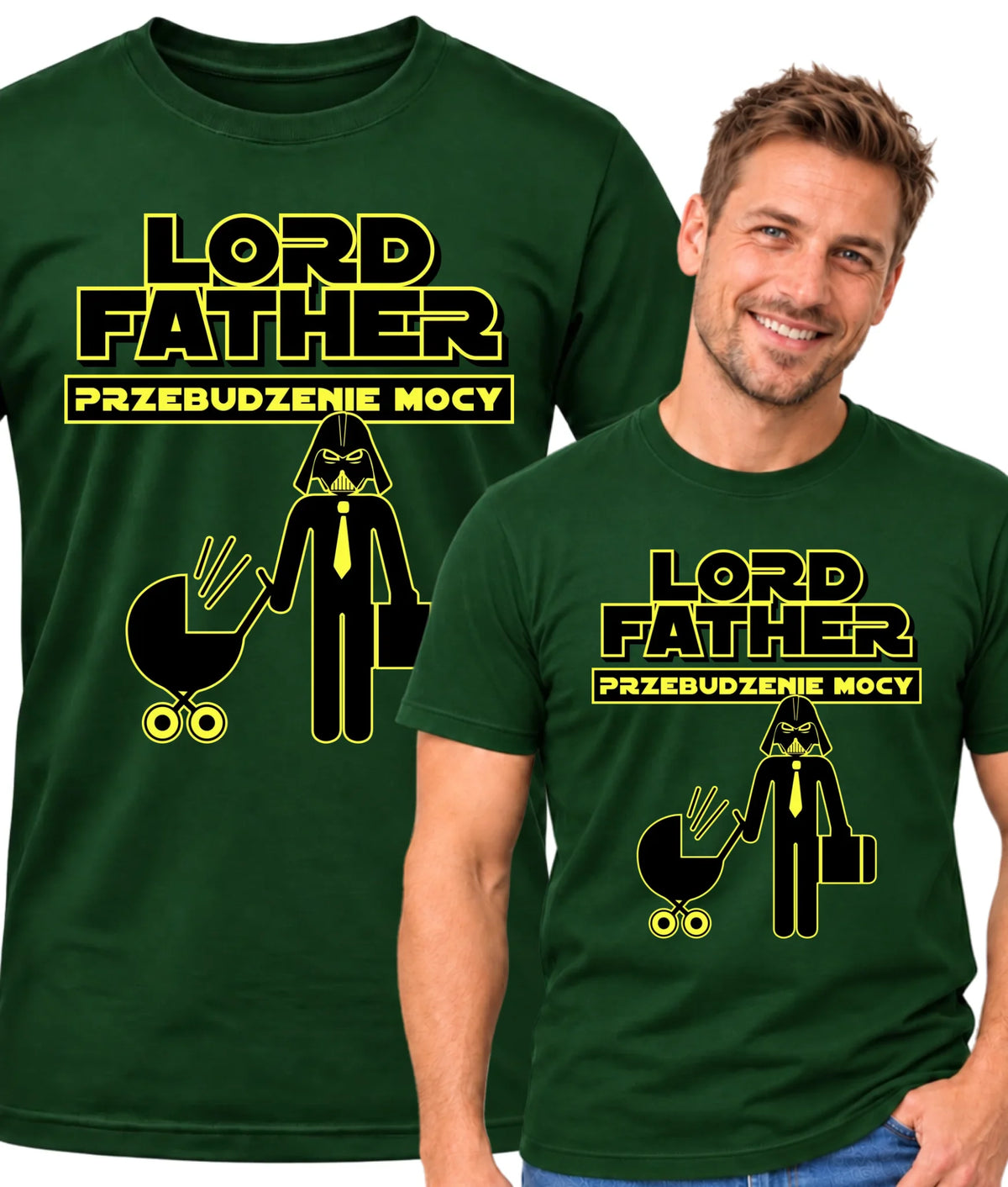 Lord Father przebudzenie mocy | Koszulka męska dla taty DT64