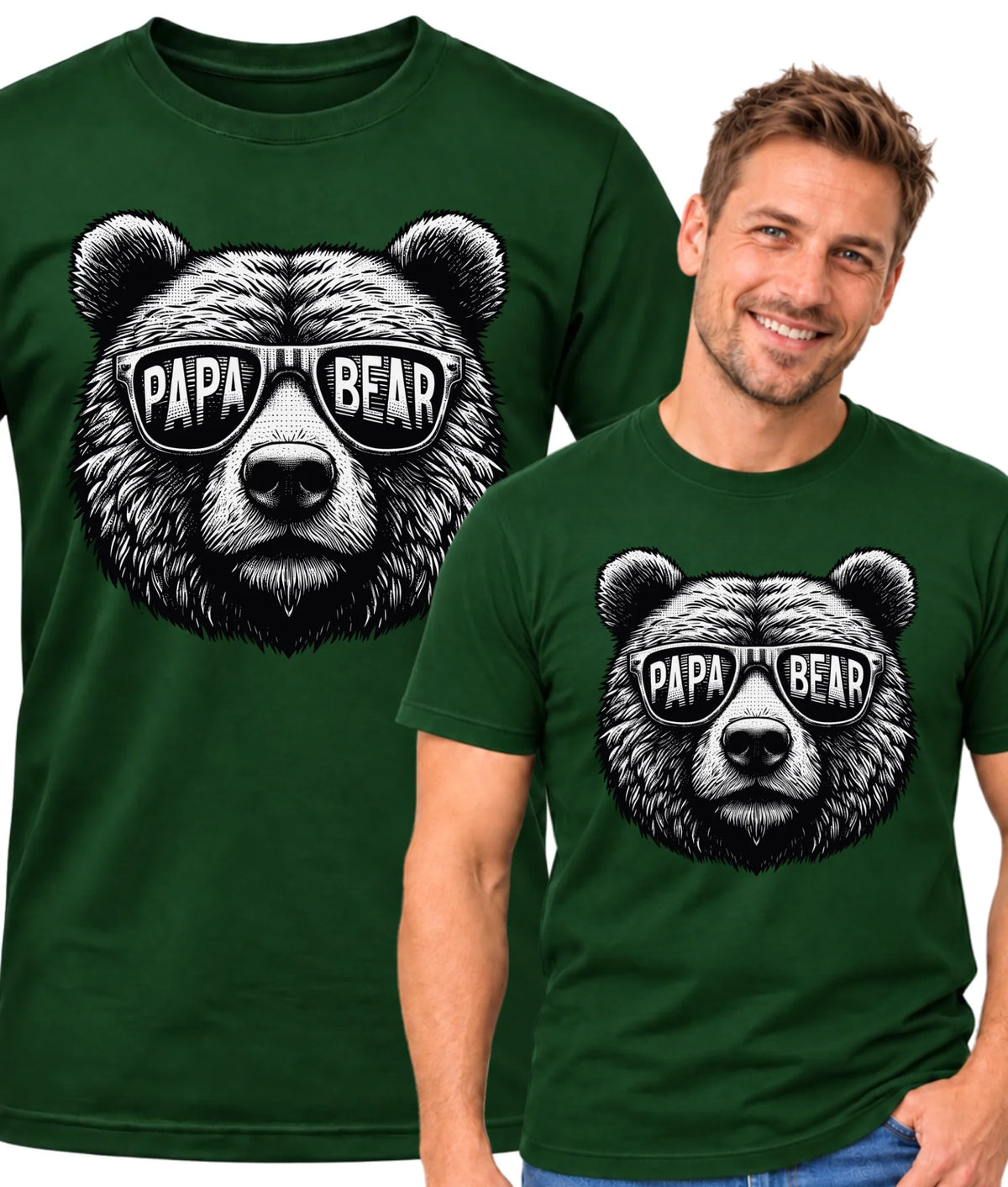 Papa bear | Koszulka męska dla taty DT62
