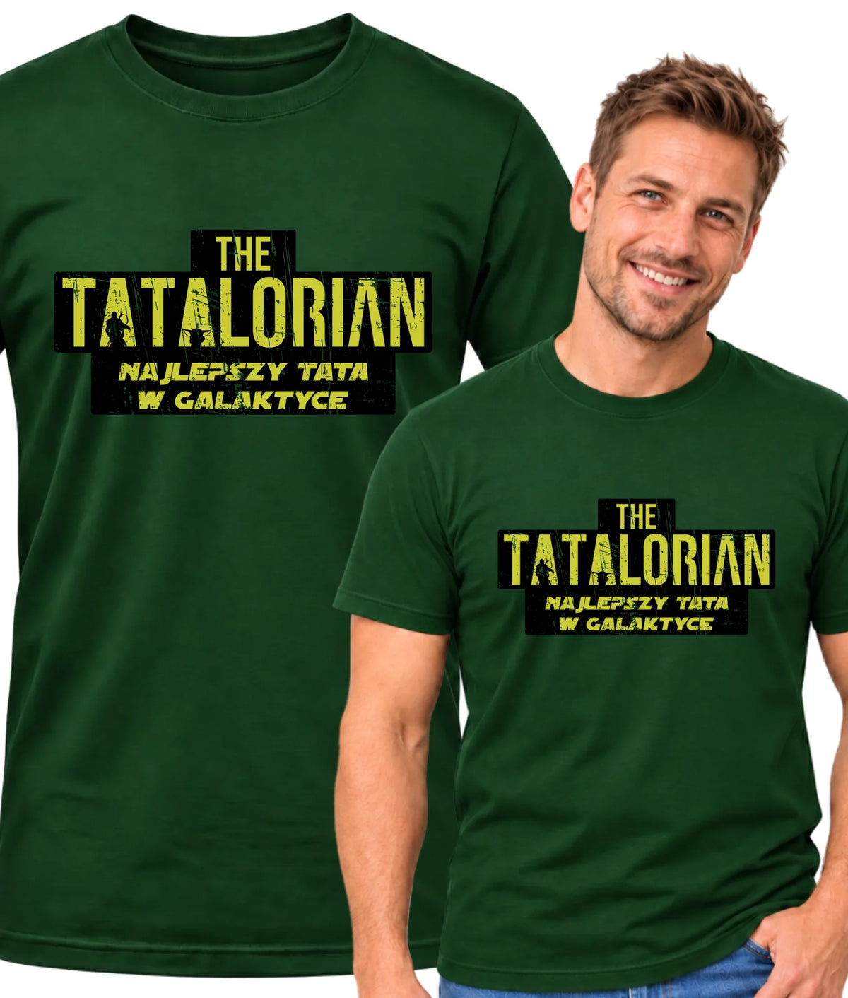 Tatalorian najlepszy tata w galaktyce | Koszulka męska dla taty DT59