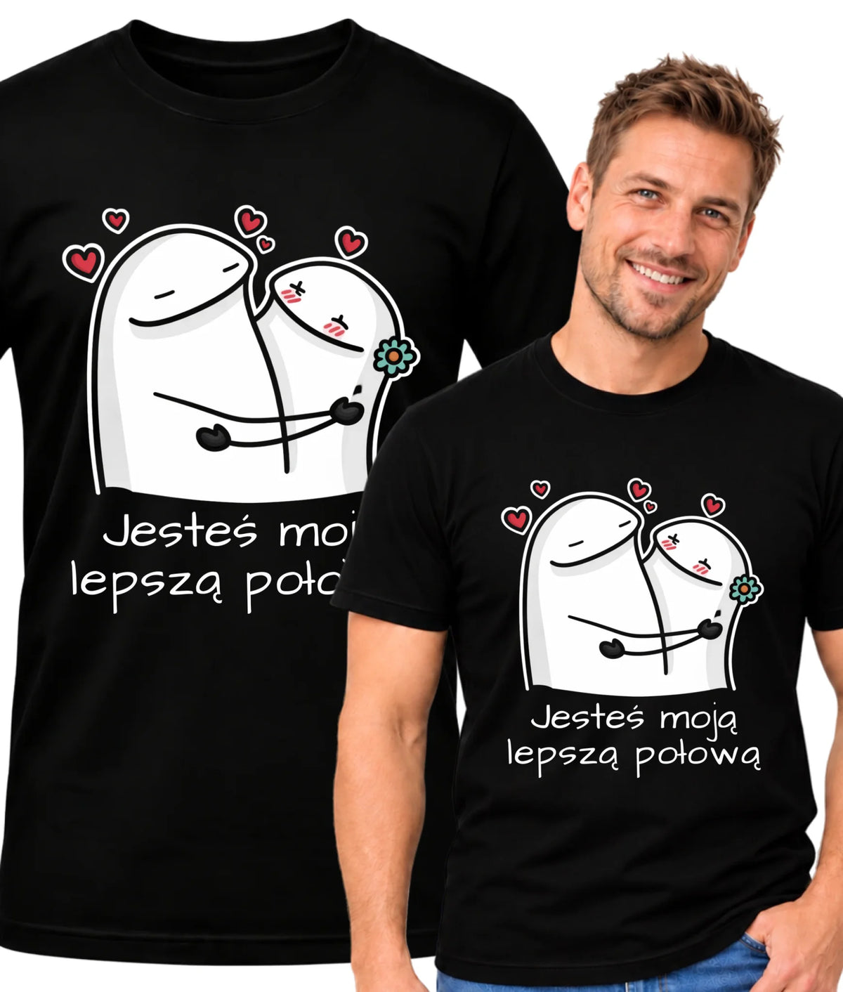 Koszulka męska - Jesteś moją lepszą połową W87