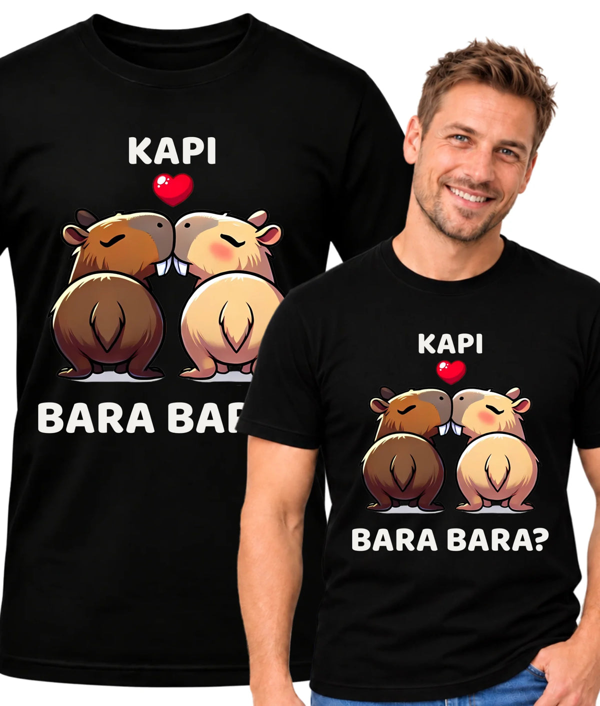 Koszulka męska - Kapibara bara bara W86