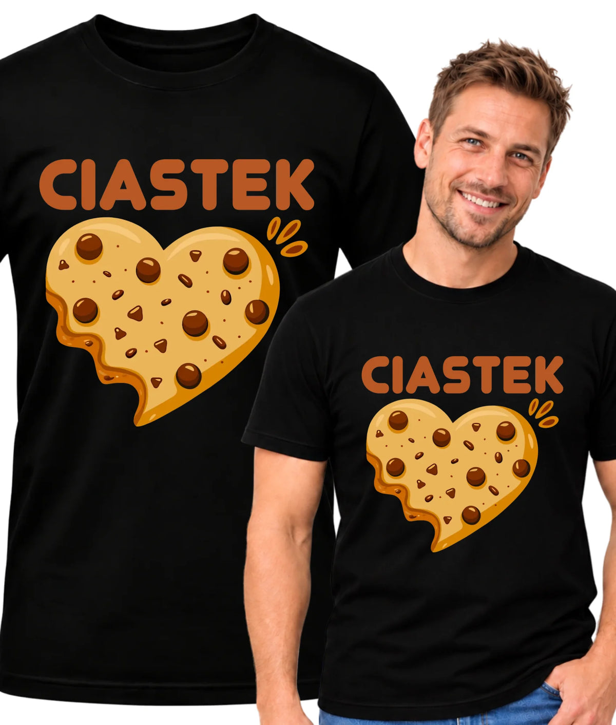 Koszulka męska - Ciastek W54