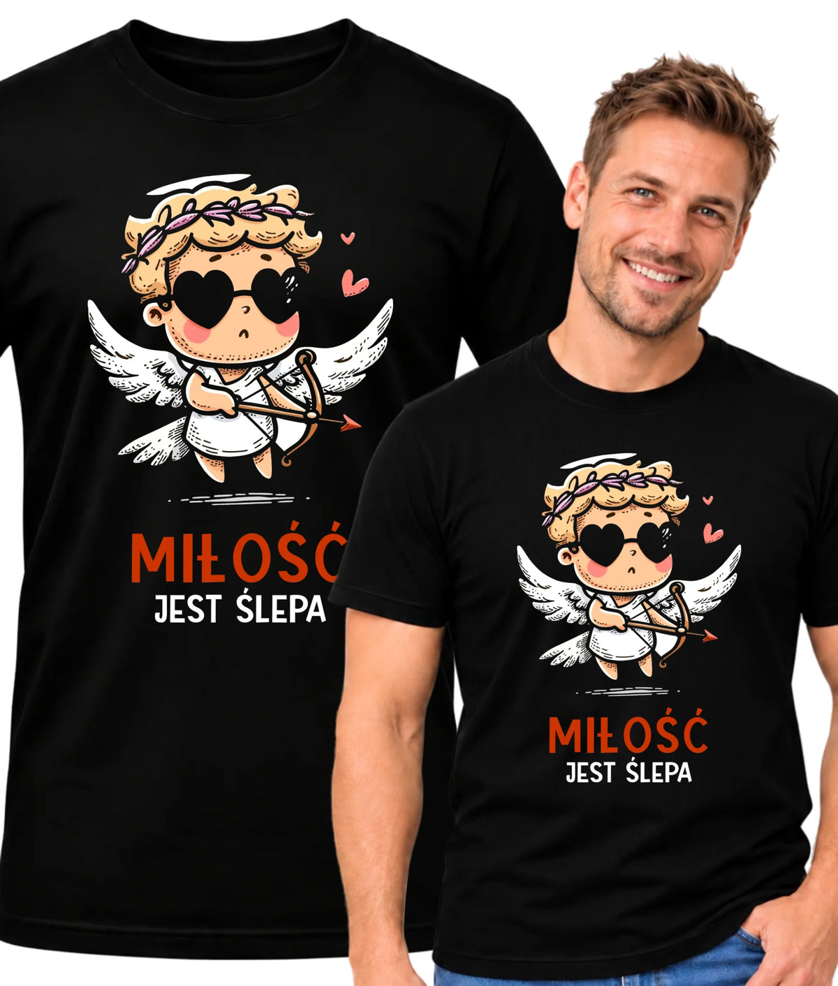 Koszulka męska - Miłość jest ślepa W48