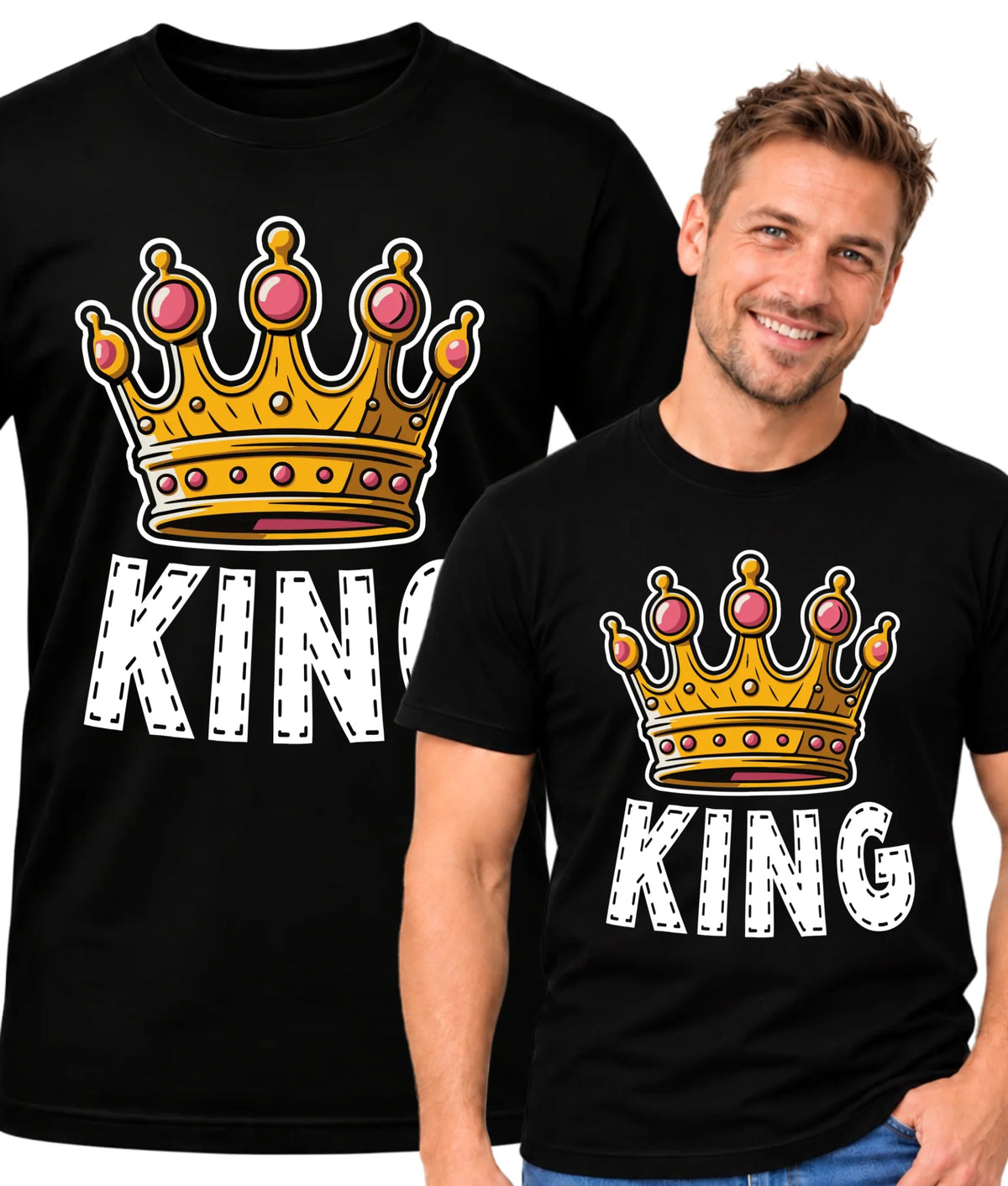 Koszulka męska - King W41