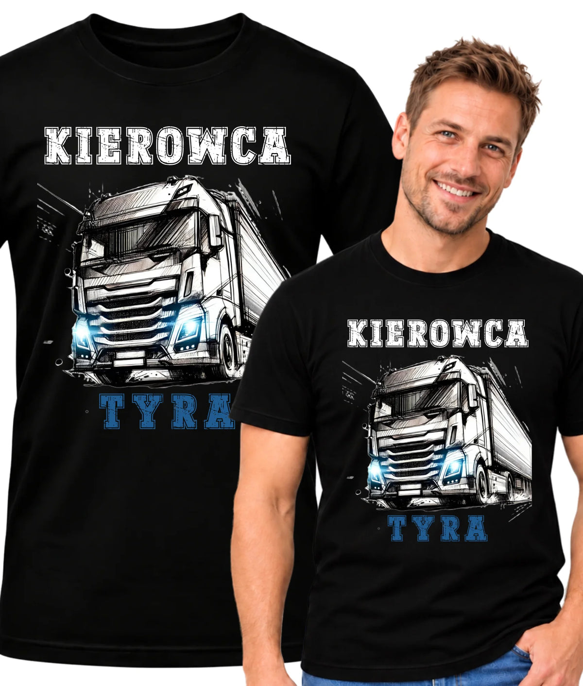 Koszulka dla zawodowego kierowcy - Kierowca tyra ZKT07