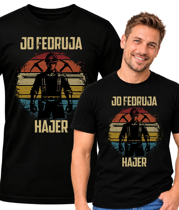 Koszulka męska dla górnika - Jo fedruja Hajer