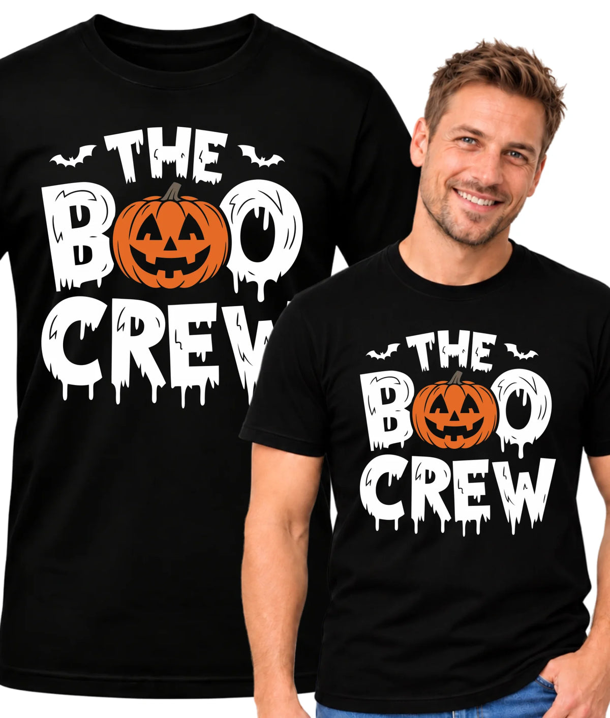 Koszulka męska na Halloween - The Boo Crew HL12