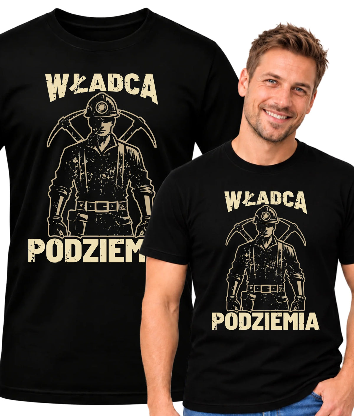 Koszulka męska dla górnika - Władca Podziemia