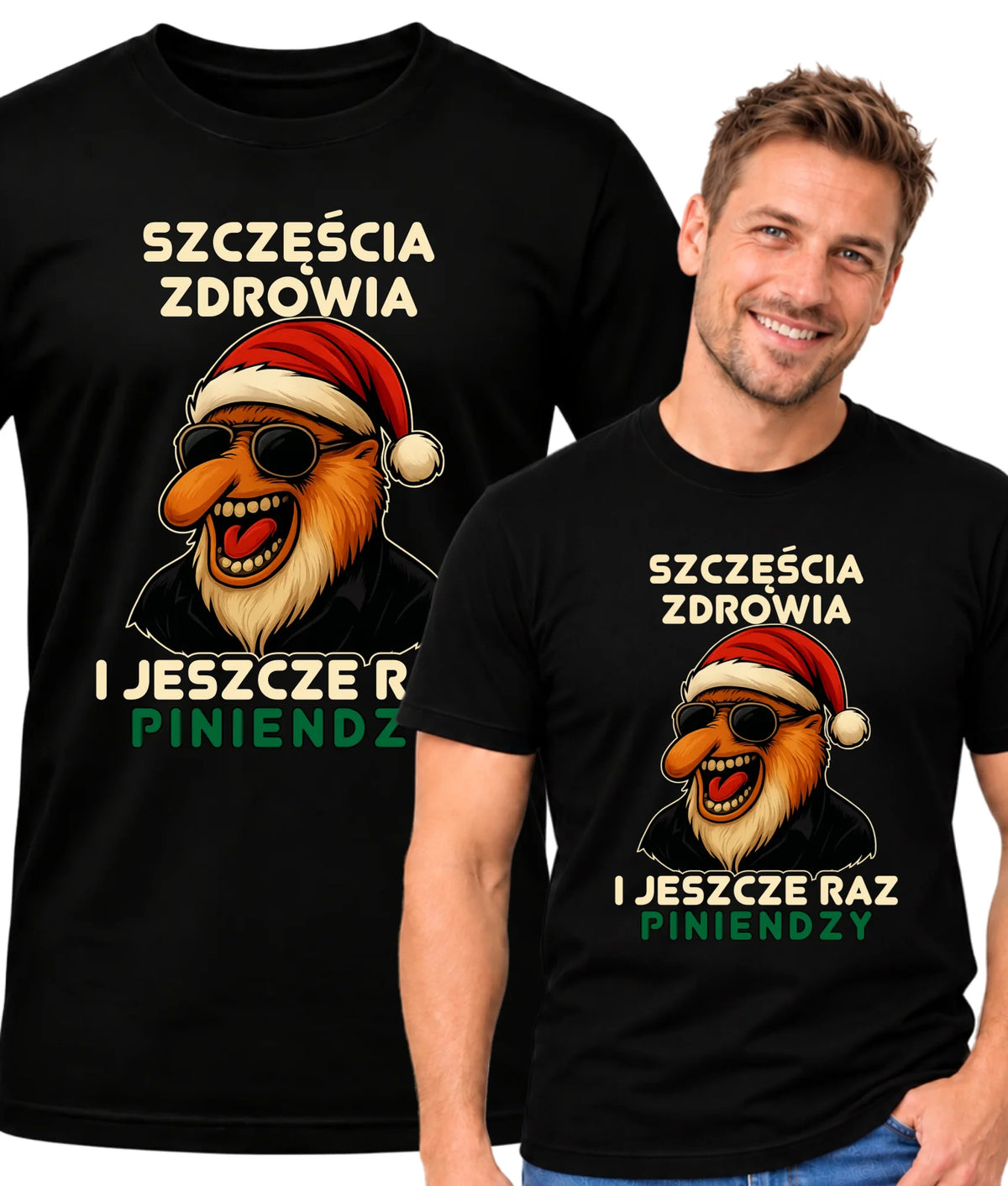 Koszulka męska świąteczna - Janusz Nosacz - I jeszcze raz piniendzy BN111