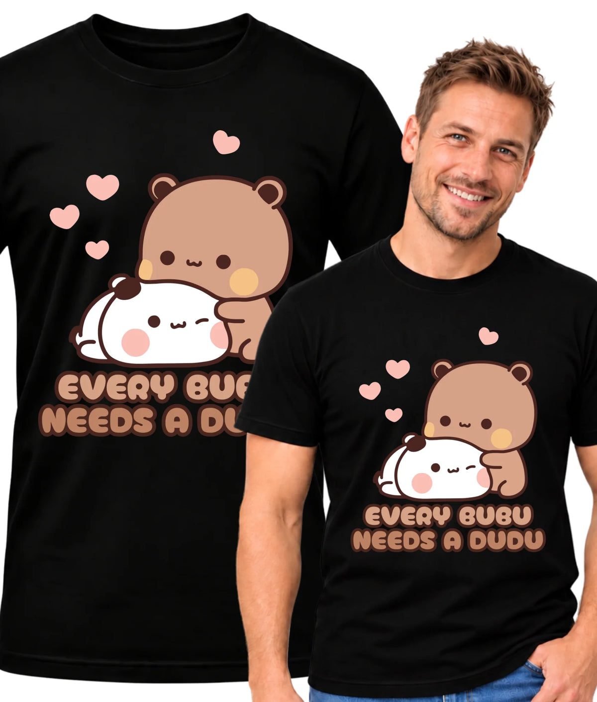 Koszulka męska dla par - Every Bubu needs a Dudu W33