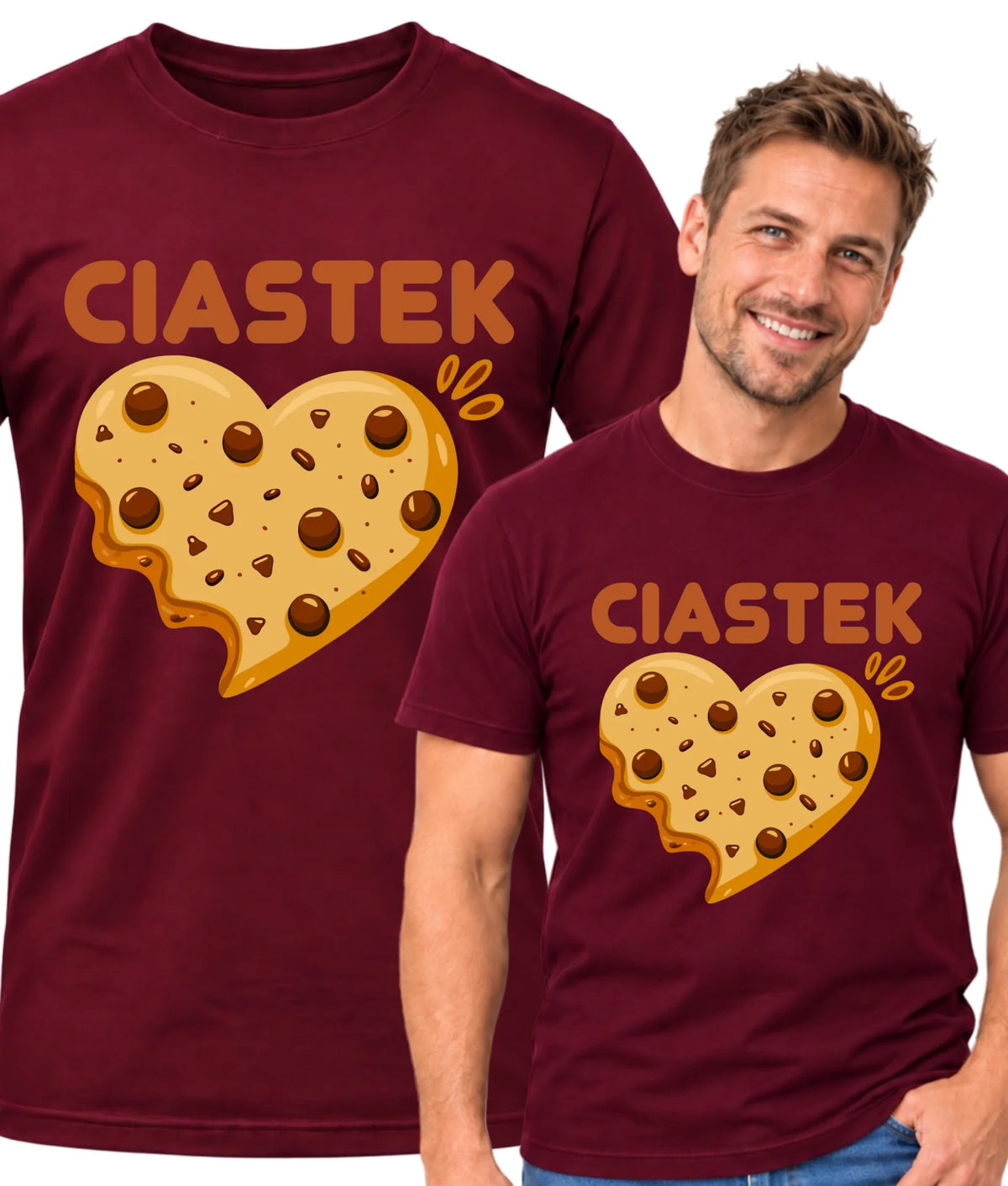 Koszulka męska - Ciastek W54