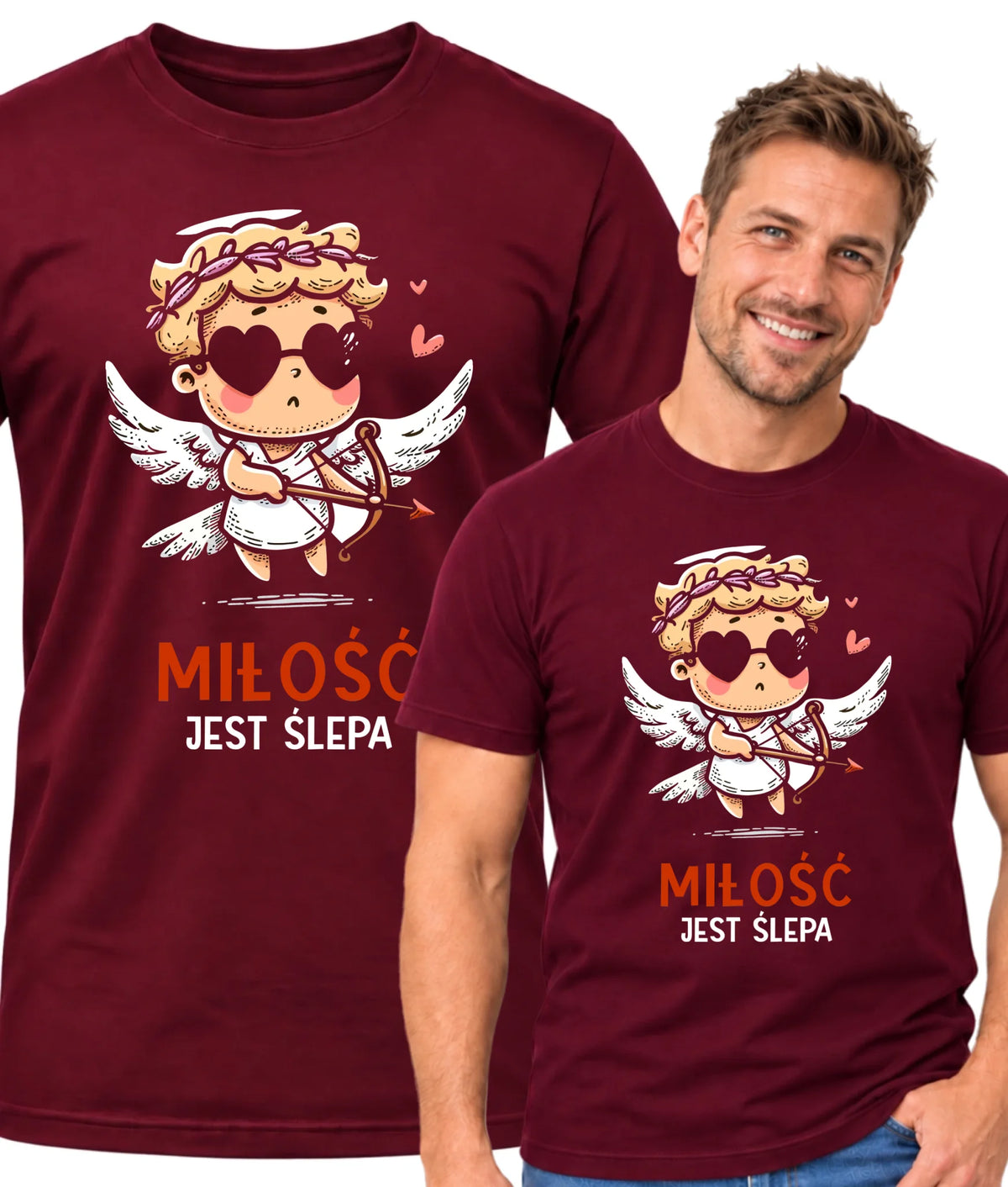 Koszulka męska - Miłość jest ślepa W48