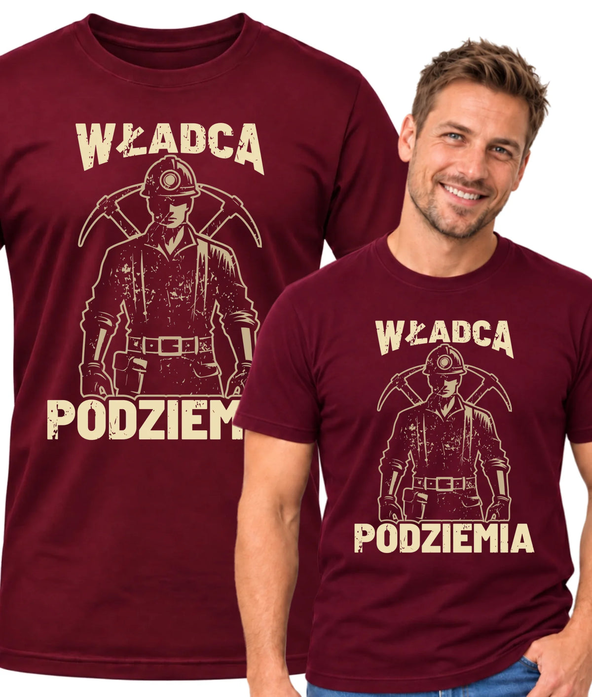 Koszulka męska dla górnika - Władca Podziemia
