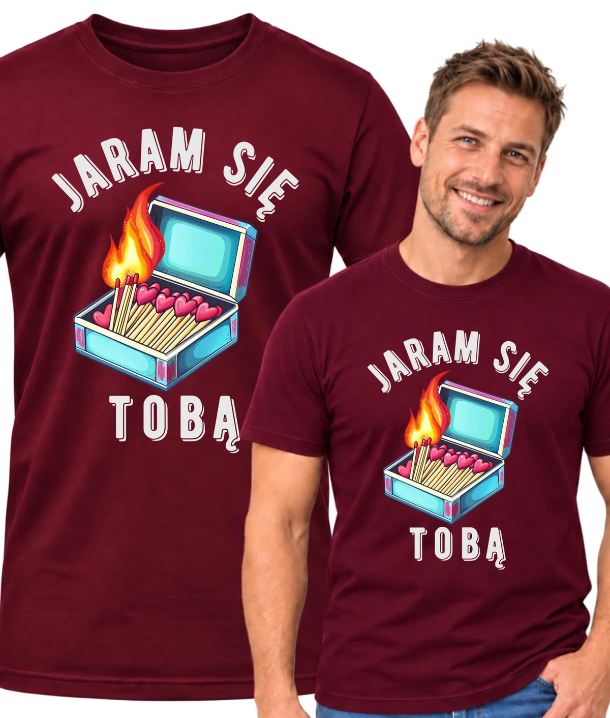 Koszulka męska - Jaram się Tobą W39