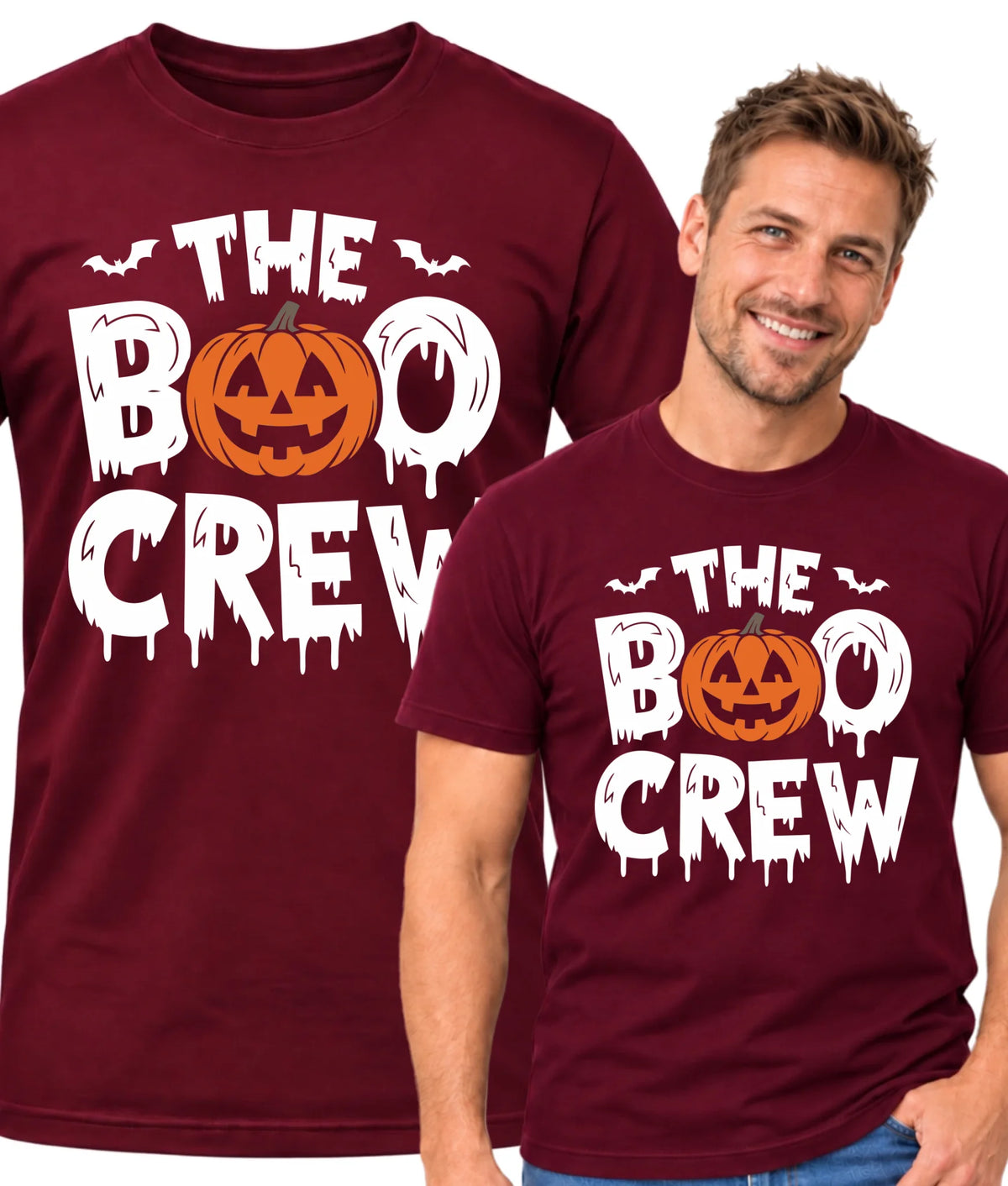 Koszulka męska na Halloween - The Boo Crew HL12
