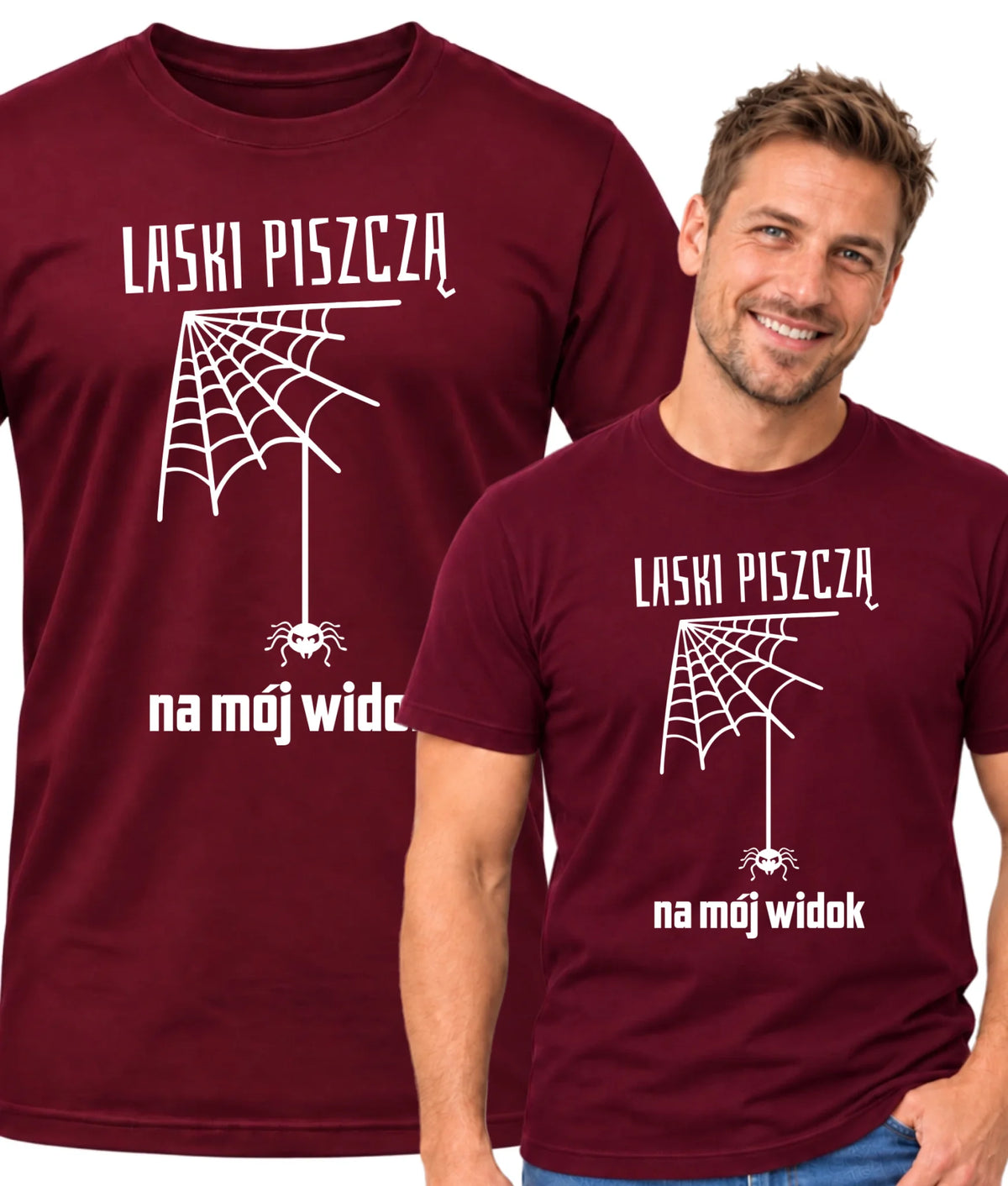 Koszulka męska - prezent dla chłopaka - Laski piszczą na mój widok DCH13
