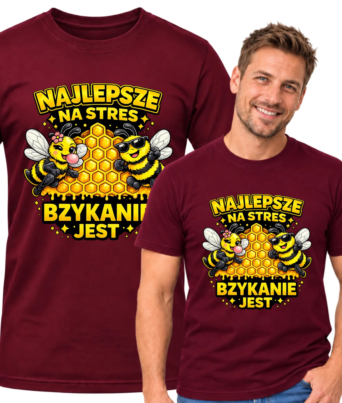 Koszulka męska - Najlepsze na stres bzykanie jest W79