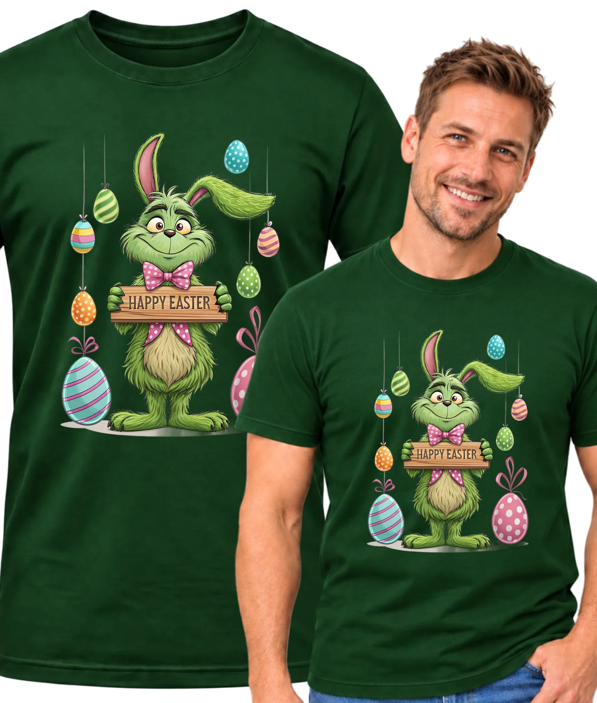 Grinch | Koszulka męska na Wielkanoc WN33