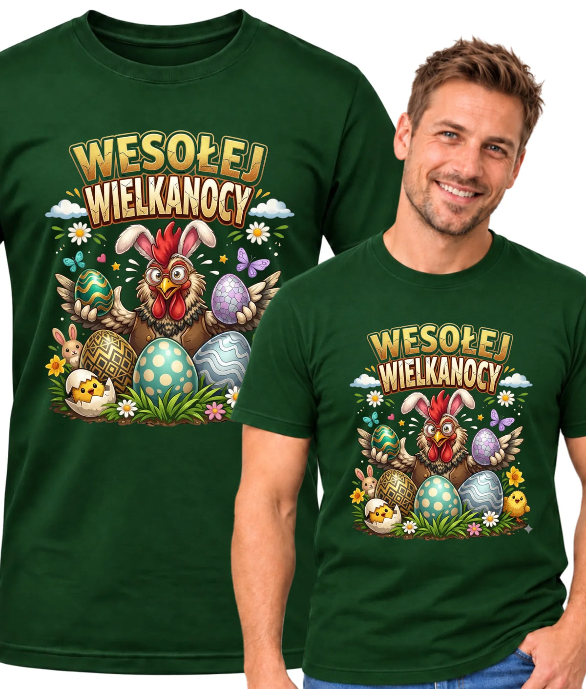 Koszulka męska wielkanocna - Wesołej Wielkanocy WN20
