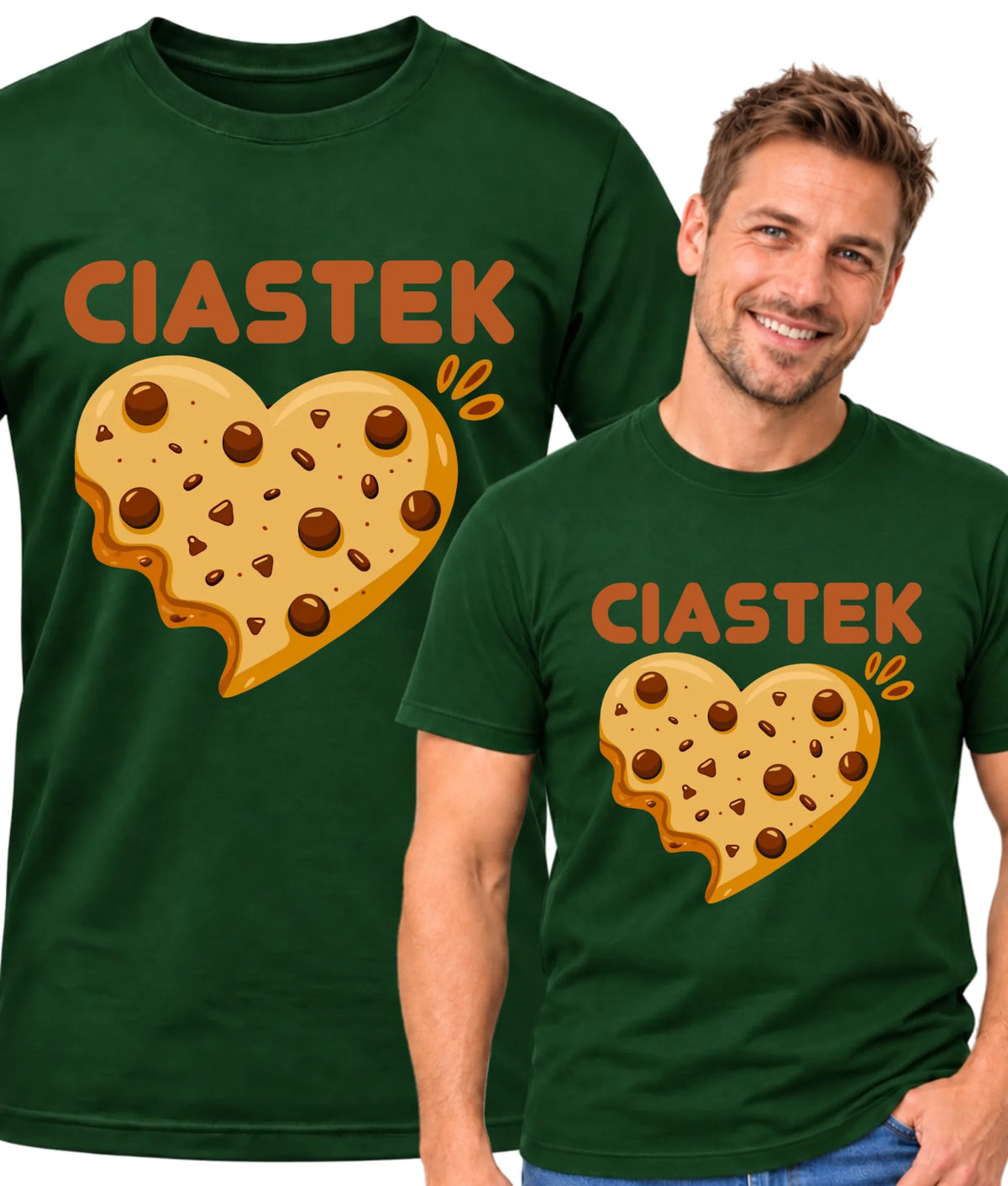 Koszulka męska - Ciastek W54