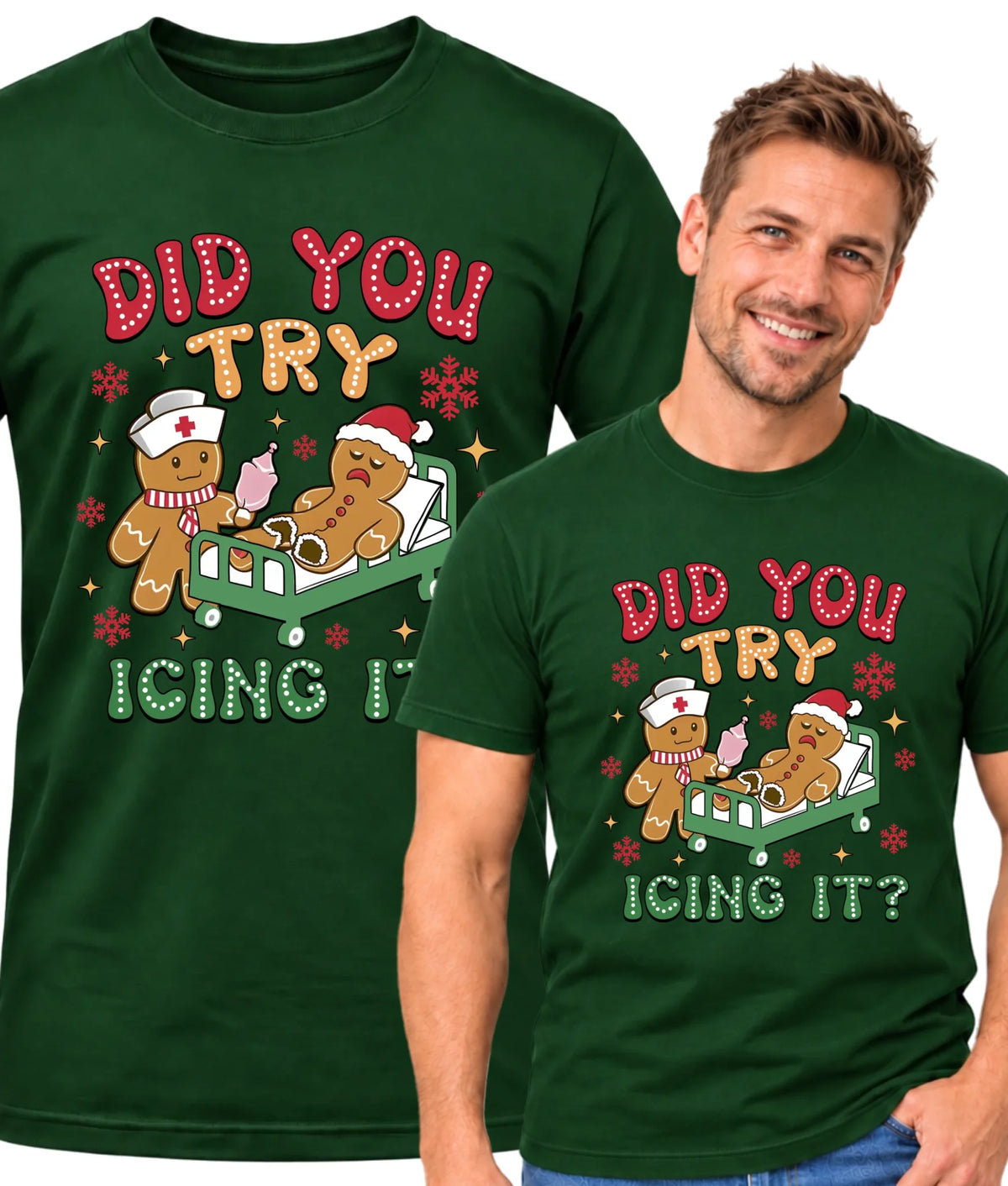 Koszulka męska świąteczna - Did you try icing it? BN78