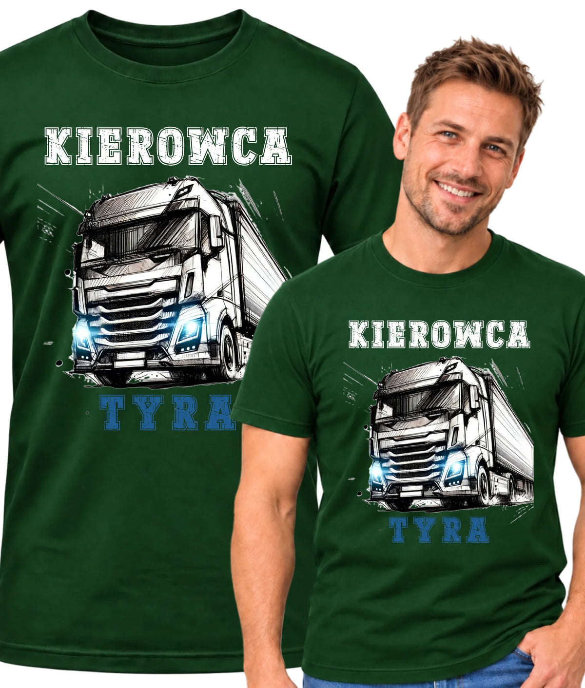 Koszulka dla zawodowego kierowcy - Kierowca tyra ZKT07