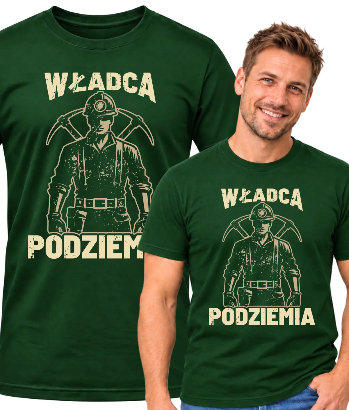 Koszulka męska dla górnika - Władca Podziemia