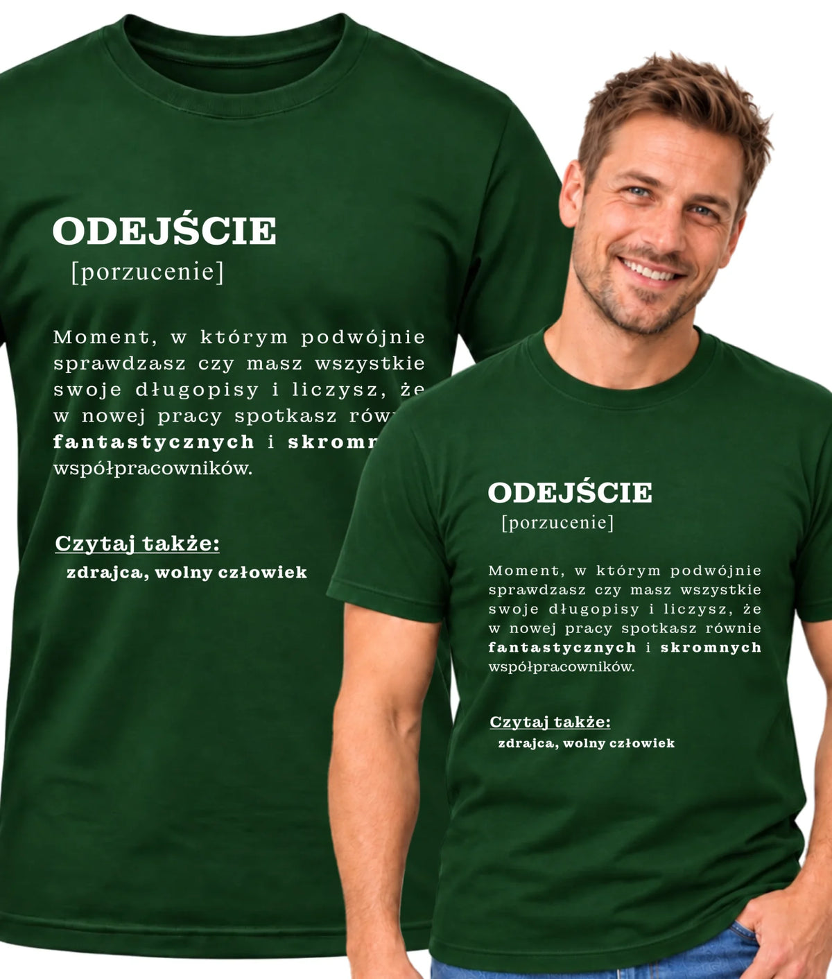 Koszulka męska - Odejście z pracy [porzucenie]