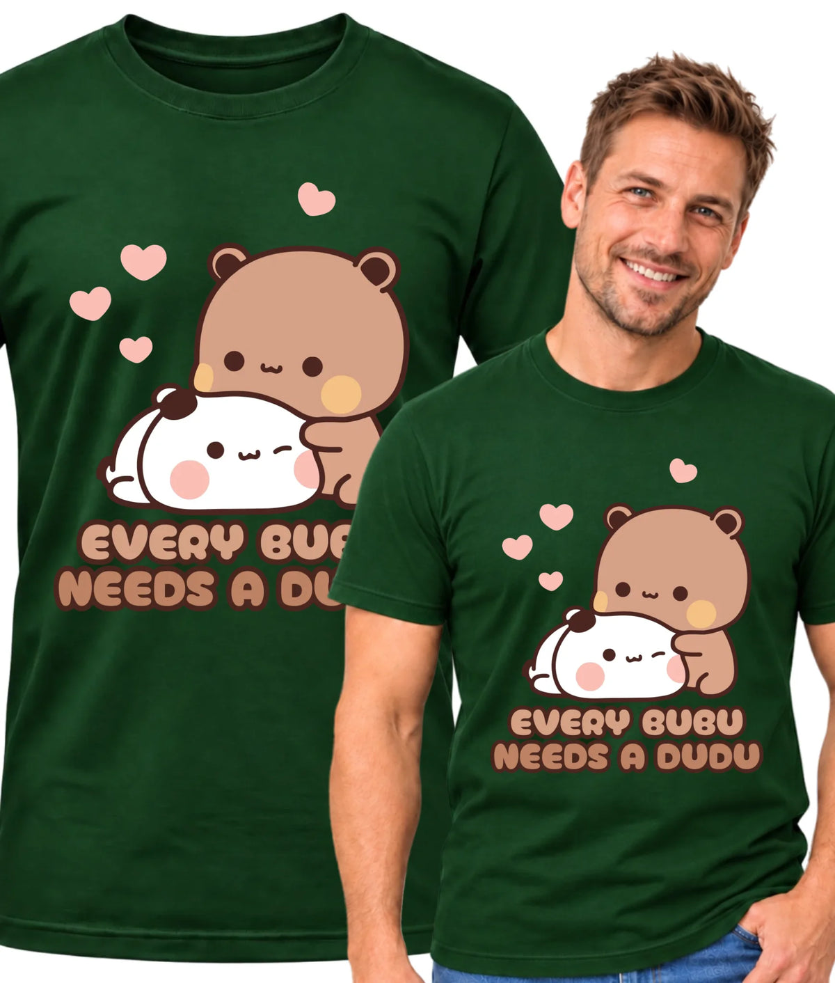 Koszulka męska dla par - Every Bubu needs a Dudu W33