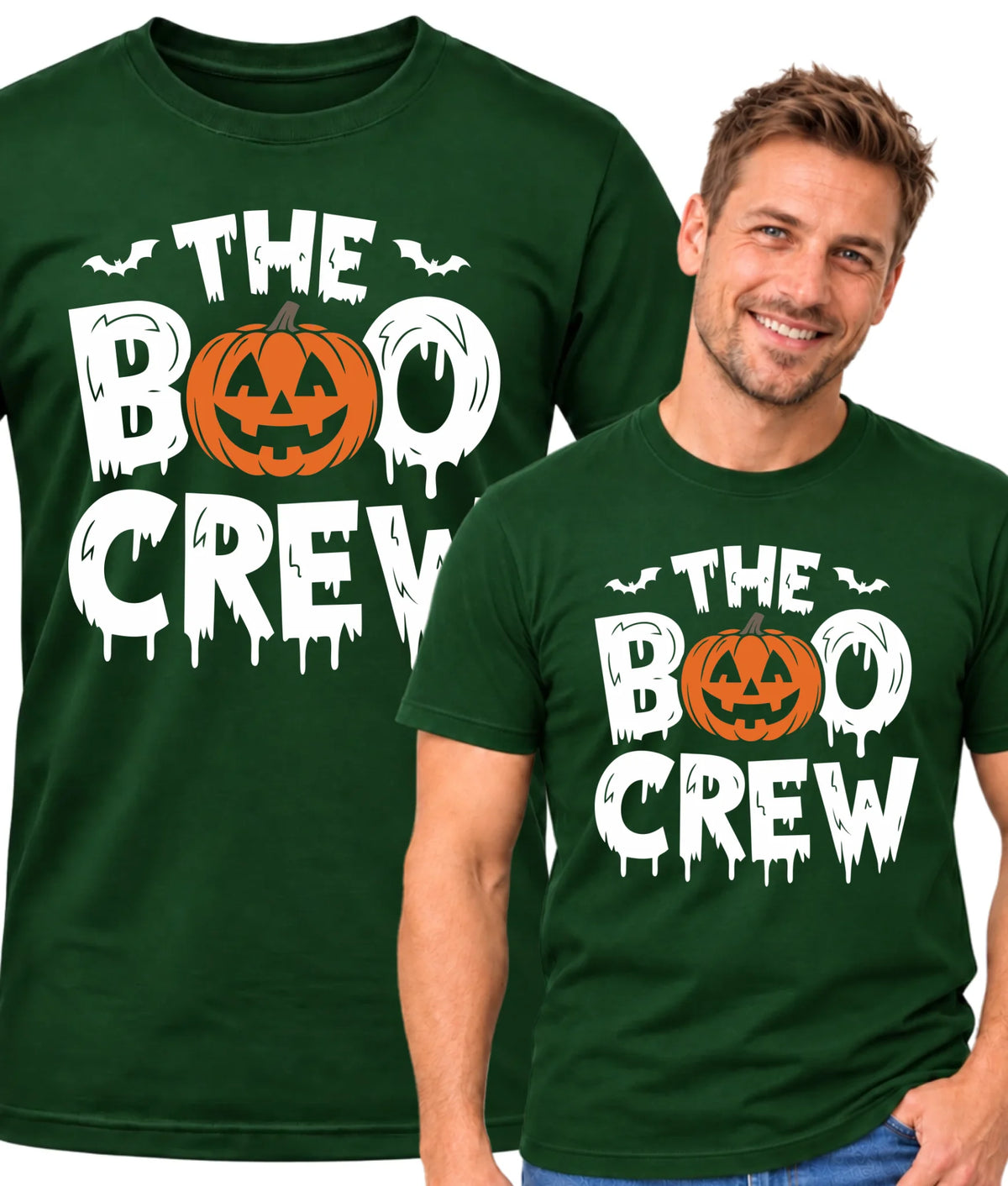 Koszulka męska na Halloween - The Boo Crew HL12
