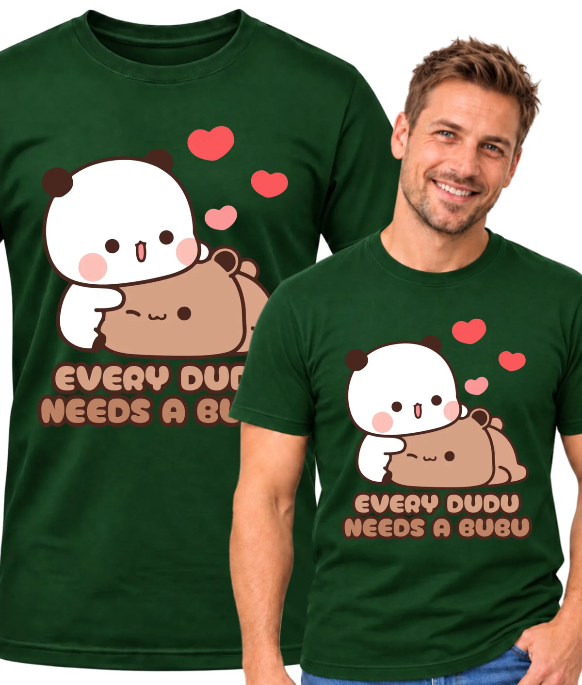 Koszulka męska dla par - Every Dudu needs a Bubu W32