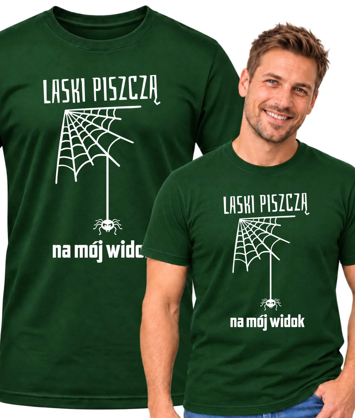 Koszulka męska - prezent dla chłopaka - Laski piszczą na mój widok DCH13
