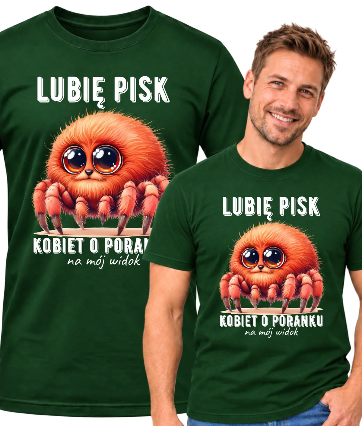 Koszulka męska - prezent dla chłopaka - Lubię pisk kobiet DCH14