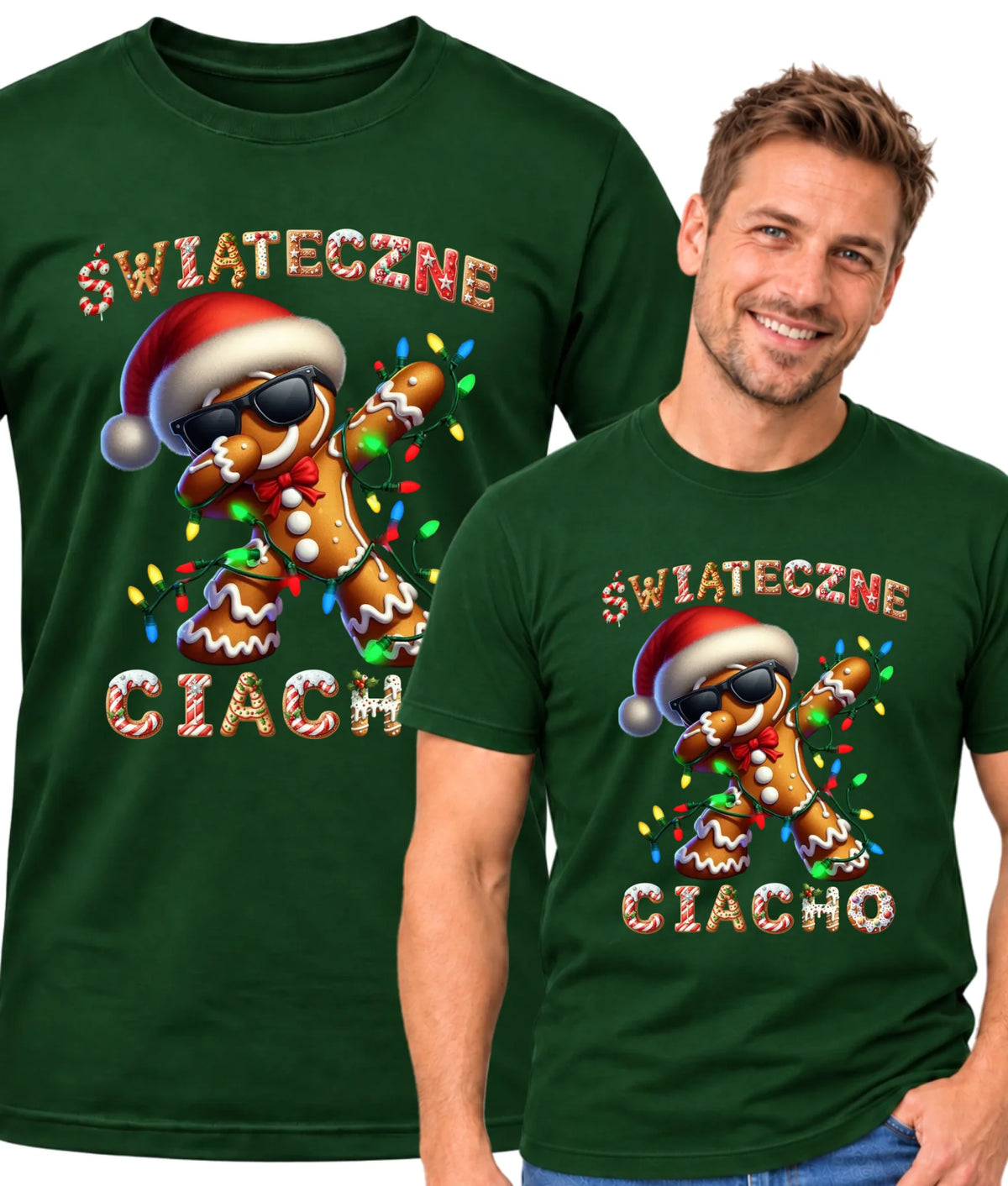 Koszulka męska świąteczna - Świąteczne Ciacho BN25
