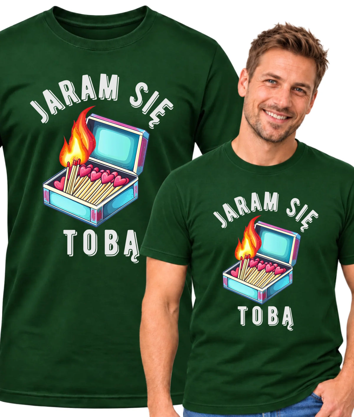 Koszulka męska - Jaram się Tobą W39