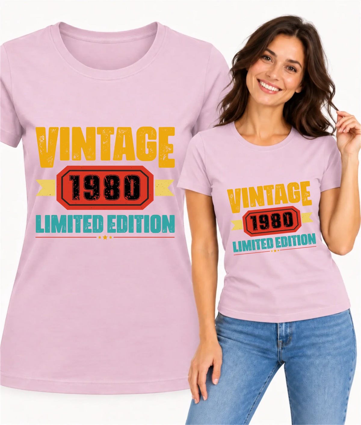 Koszulka damska na urodziny wpisz rok urodzenia Vintage Limited Edition U29