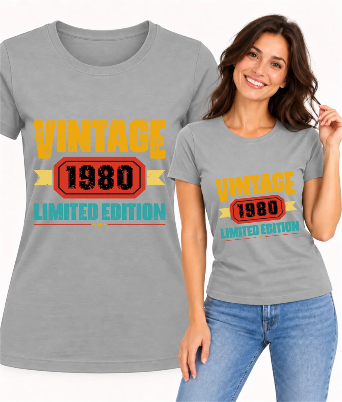 Koszulka damska na urodziny wpisz rok urodzenia Vintage Limited Edition U29