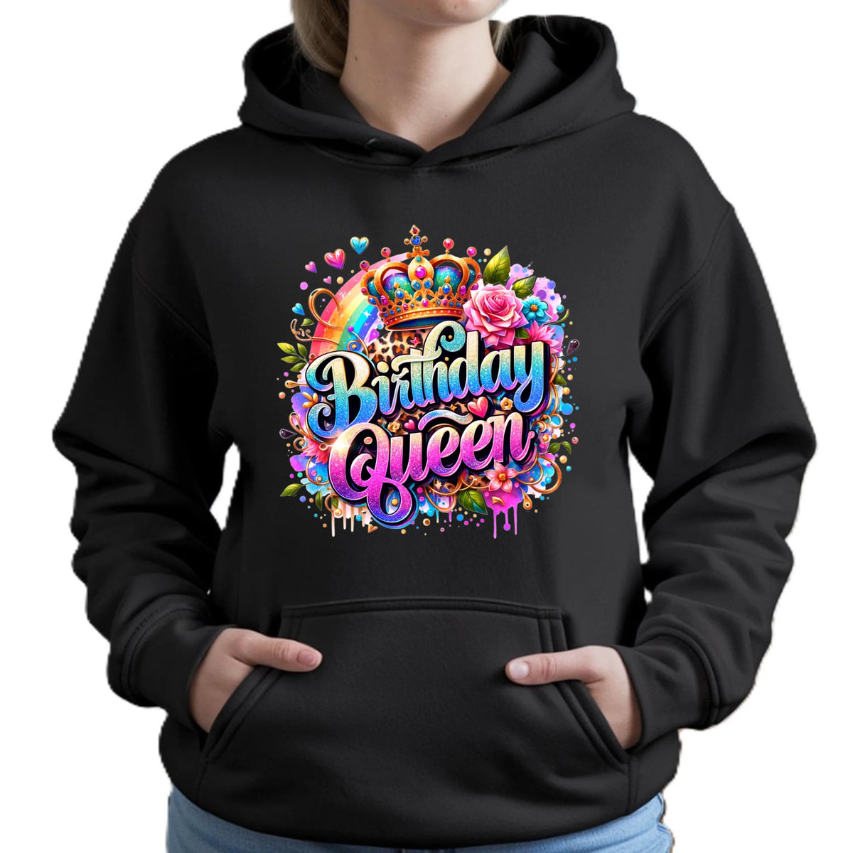 Birthday Queen | Bluza damska z kapturem na urodziny U32