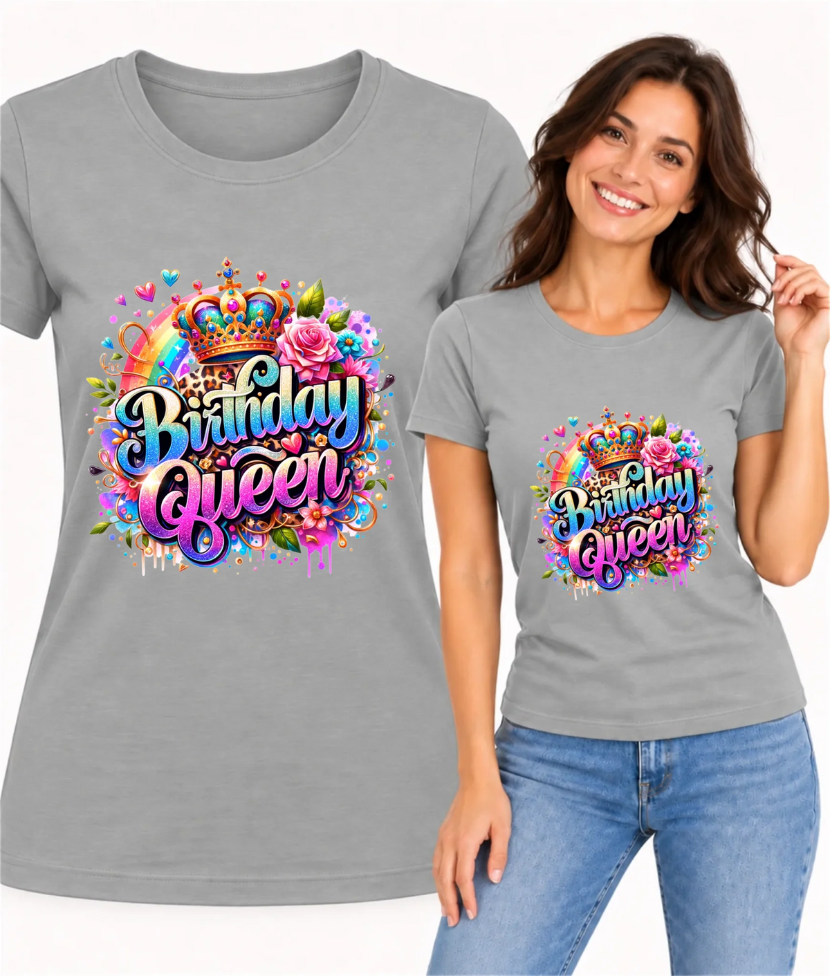 Koszulka damska urodzinowa Birthday Queen U32